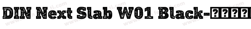 DIN Next Slab W01 Black字体转换